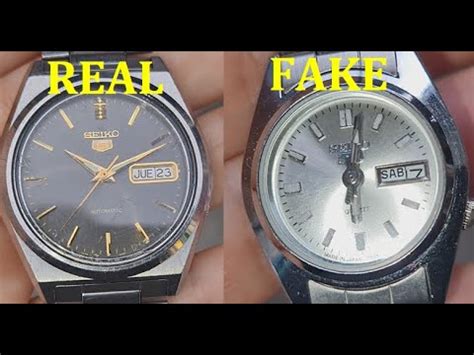 how to identify fake seiko watch|counterfeit seiko watches.